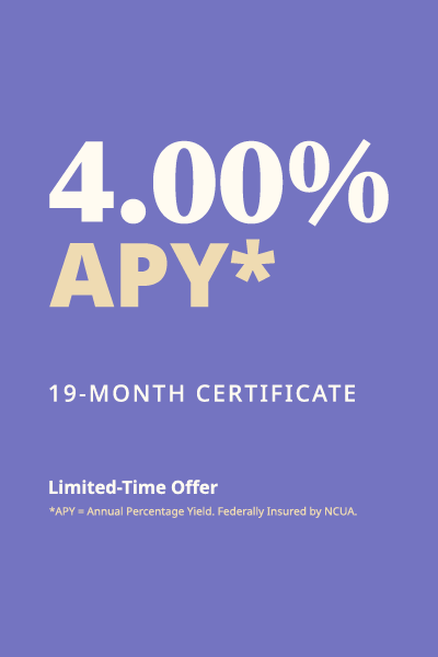 19-Month CD at 4% APY